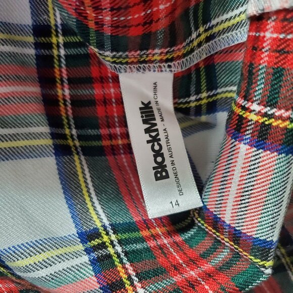 Blackmilk - Tartan Holidays Grunge Shirt - Limited - Picture 9 of 10